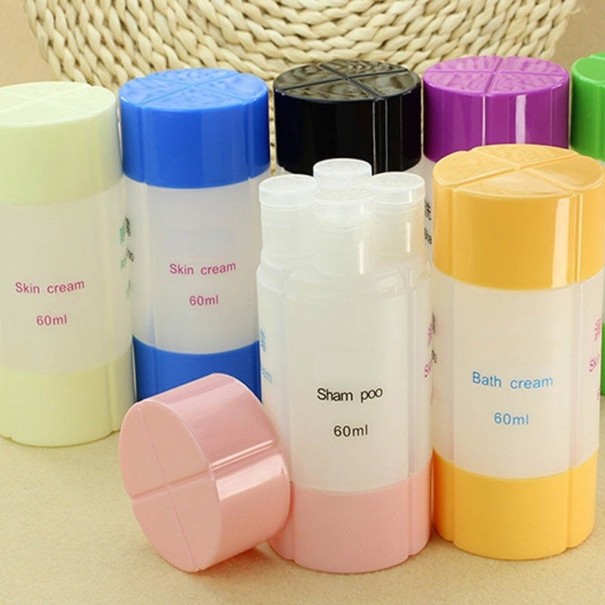 4-in-1 cosmetische flessenset