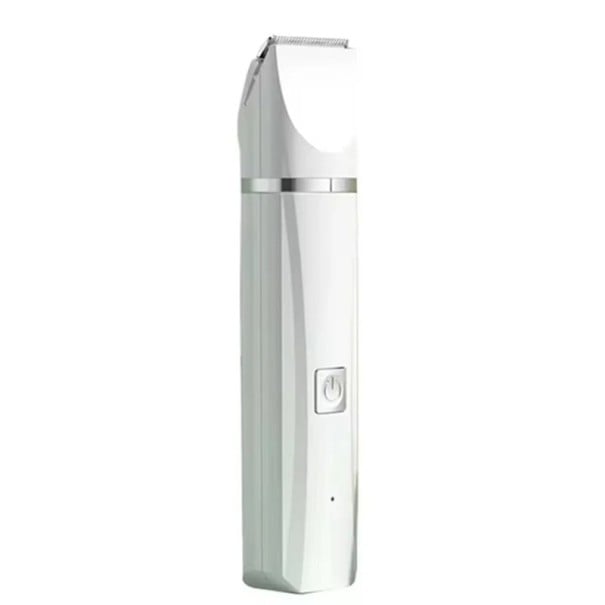 4-in-1 elektrische hondentondeuse met 4 opzetstukken Multifunctionele tondeuse Stille tondeuse met opzetstukken Verzorging van poten, oren wit
