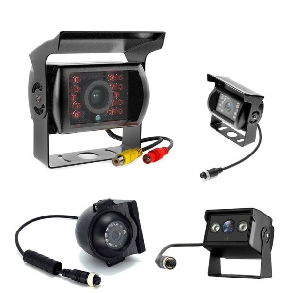 4-pins/RCA-achteruitrijcamera voor vrachtwagens