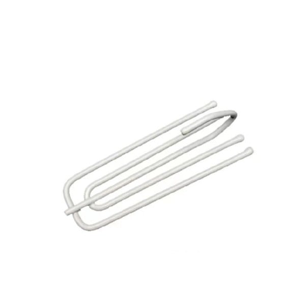 4-spidset gardinhænger sæt 20 stk 7 x 2,5 cm metal hvide beslag til rynkebånd og ophængning af gardiner 1