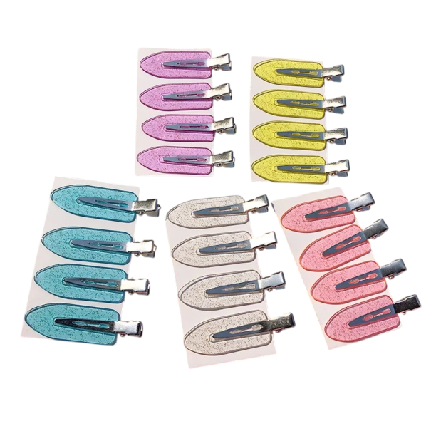 4 st Hårklämmor Genomskinliga Snygga hårtillbehör Eleganta genomskinliga clips Praktiska hårklämmor Minimalistiska hårprydnader