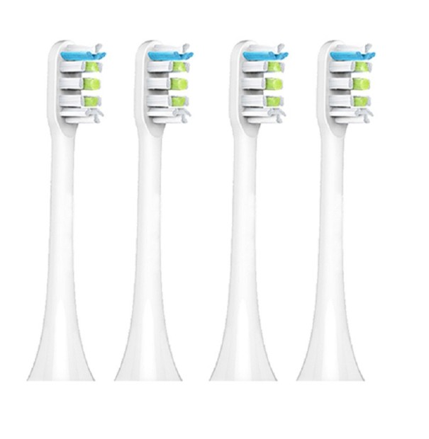 4 stk. reservetandbørstehoveder til Xiaomi Soocas X1, X3, X3U, X5 hvid