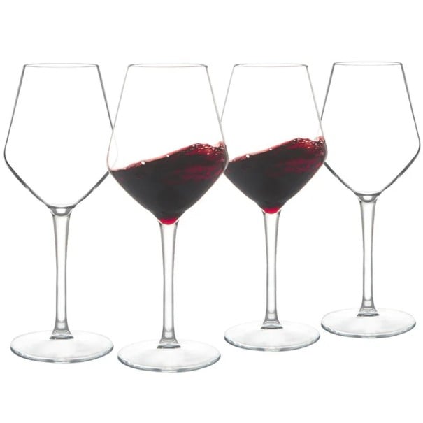 4 stuks Elegante plastic wijnglas 425 ml 223 x 79 x 60 x 118 cm Doorzichtig duurzaam glas op voet voor feesten, partijen, catering 1