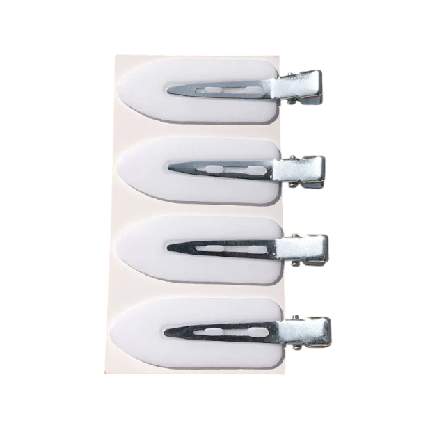 4 un Sponcas de cabelo Acessórios de cabelo estilosos Sponcas adoráveis para meninas Sponcas de cabelo coloridas Acessórios práticos para crianças branco