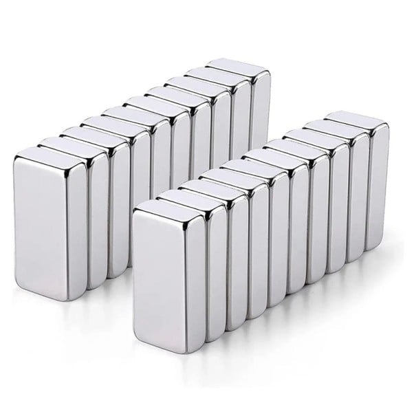 40 pezzi super potenti magneti rettangolari in neodimio 20 x 10 x 3 mm Magneti forti per mobili Modelli Tecnica Officina Ufficio Produzione Fai 1