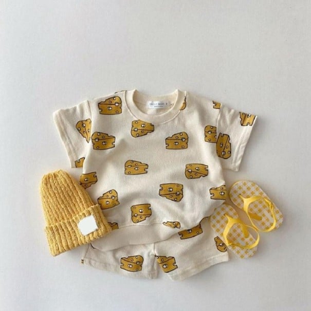 Camiseta y pantalón corto infantil L1419 4 C