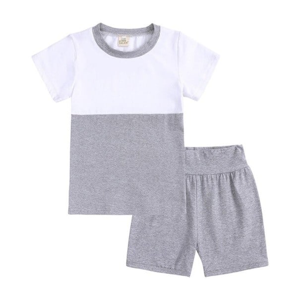 Camiseta y pantalones cortos para niños L1496 12-24 meses F