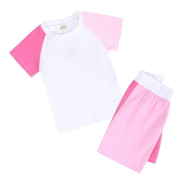 Camiseta y pantalones cortos para niños L1497 6-9 meses B