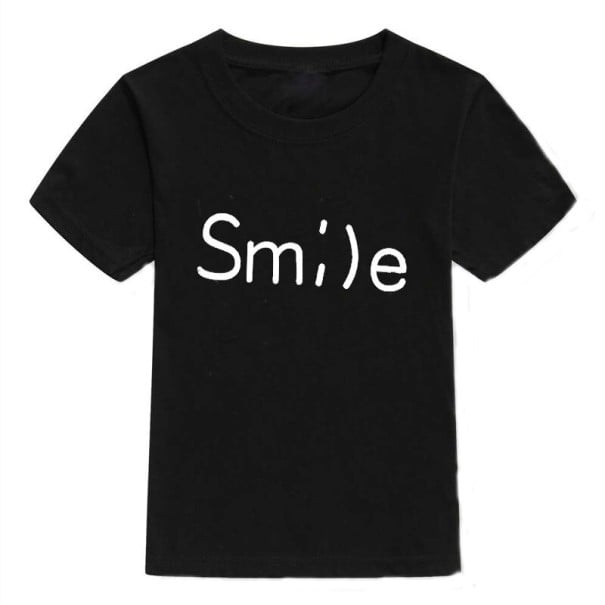 Camiseta infantil B1546 negro 4 B