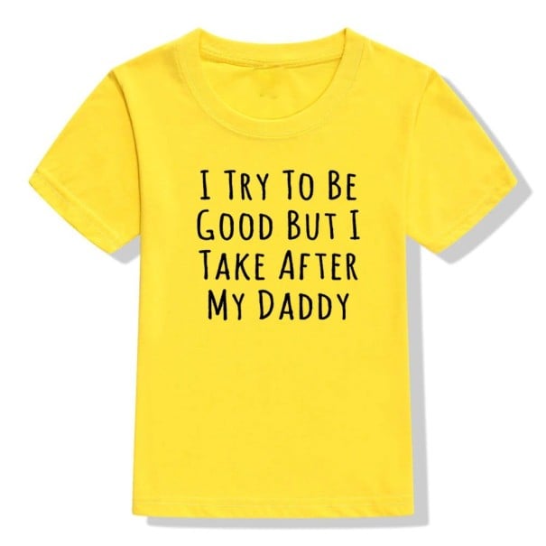 Kinder-T-Shirt B1551 gelb 12-24 Monate B