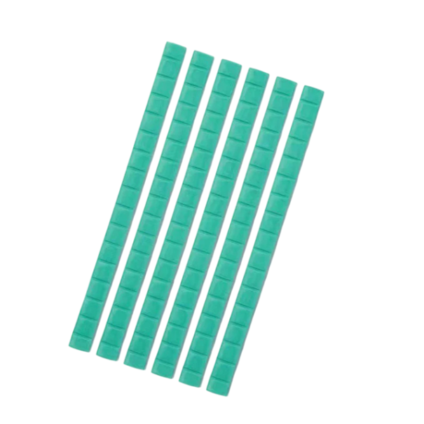 42 buc Gel de lipit pentru unghii 5 mm x 2,54 cm 1 inch Reutilizabil pentru suport de antrenament Unghii din gel verde