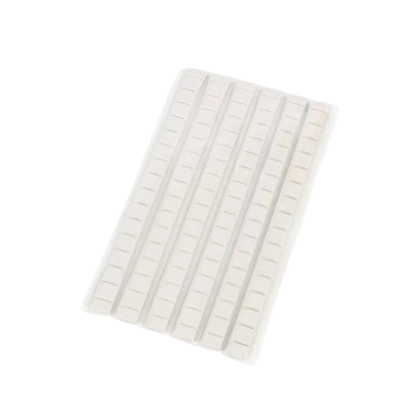 42 ks Gelové lepidlo na nehty 5 mm x 2,54 cm 1 palec Opakovaně použitelné pro cvičný stojan Nehtová hlína bílá