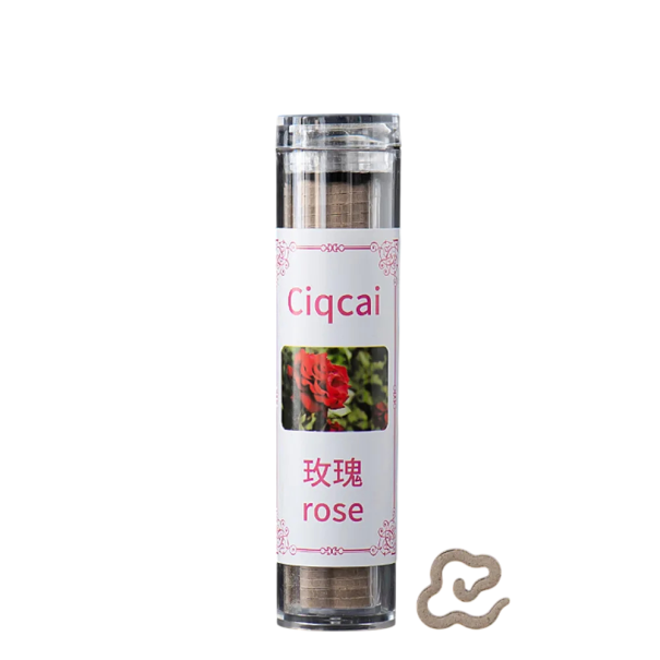 42 ks Vonné tyčinky ve tvaru mraku Aromaterapeutické kadidlo v tubě Relaxační vůně do bytu kanceláře a ložnice Rose