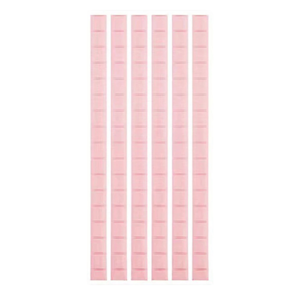 42 pz Colla gel per unghie 5 mm x 2,54 cm 1 pollice Riutilizzabile per supporto di allenamento Argilla per unghie rosa