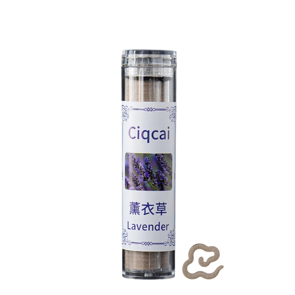 42 Stück Duftstäbchen in Wolkenform Aromatherapeutisches Räucherwerk in Tube Entspannender Duft für Wohnung, Büro und Schlafzimmer Lavender