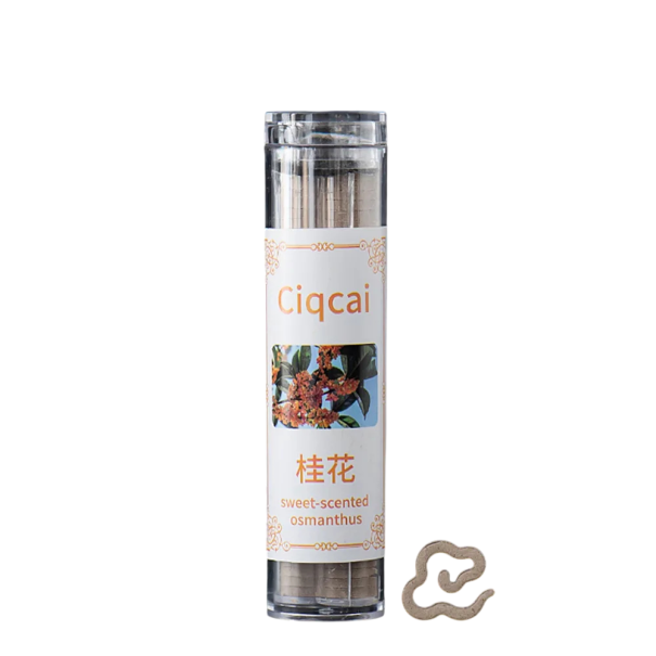 42 Unidades de Incienso en Forma de Nube Incienso Aromaterapéutico en Tubo Aroma Relajante para el Hogar, Oficina y Dormitorio Osmanthus