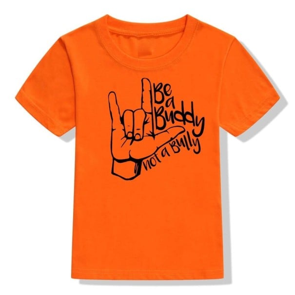 Kinder-T-Shirt B1654 orange 12