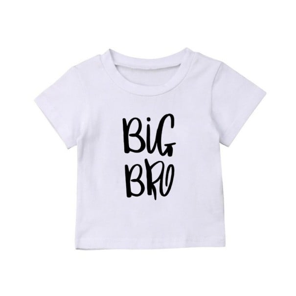 Barn t-shirt för syskon vit 6 B