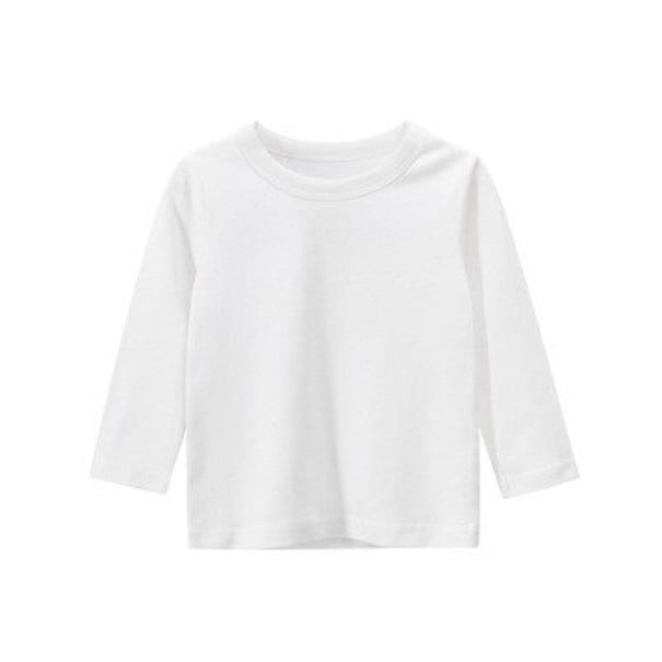 Camiseta de manga larga para niños B1588 blanco 4