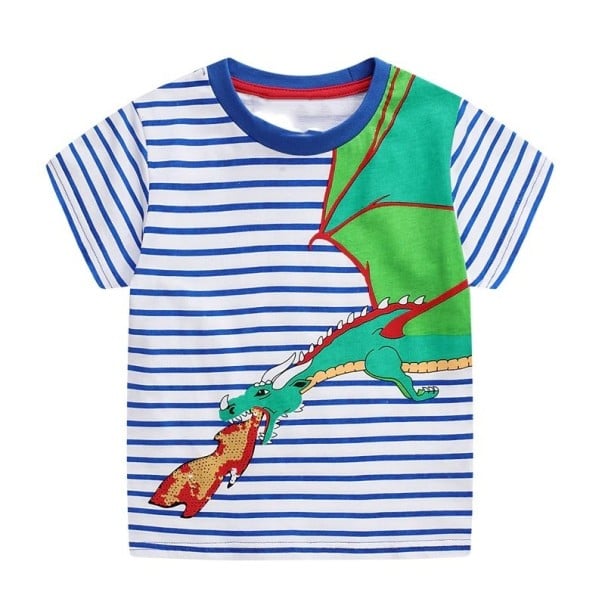 Barn T-shirt med djur B1533 18-24 månader N