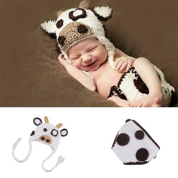 Disfraz infantil para sesión de fotos Vaca 1