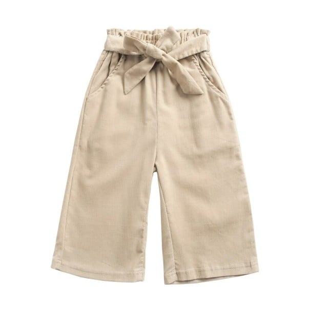 Flickbyxor T2443 khaki 12-18 månader