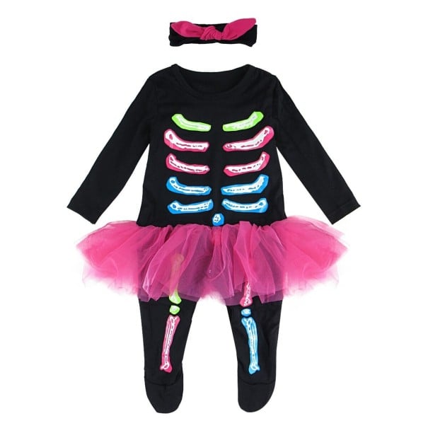 Mono de bebé niña con diadema T2726 0-3 meses