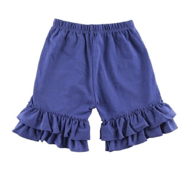 Pantalones cortos para niñas N715 azul oscuro 6