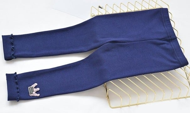 Flickleggings T2483 mörkblå 3