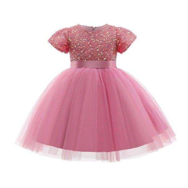 Balklänning för tjejer N175 rosa 3
