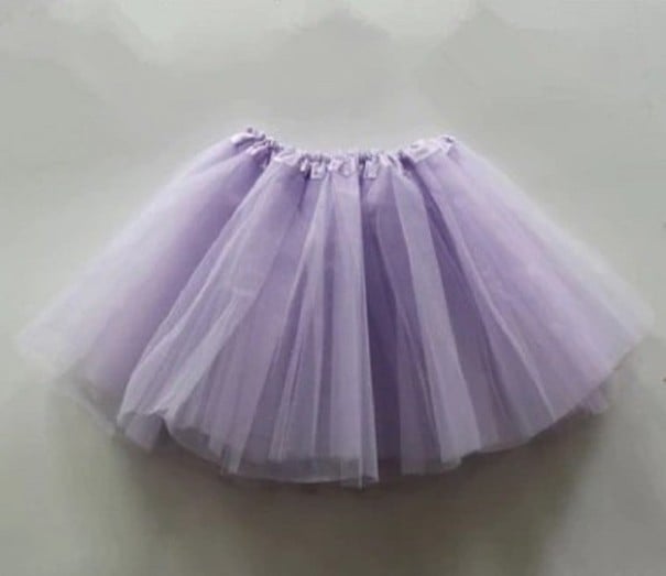 Falda de niña L1008 lavanda 6
