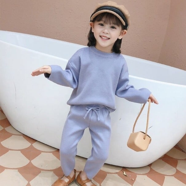Suéter y pantalón de niña L1317 4 C
