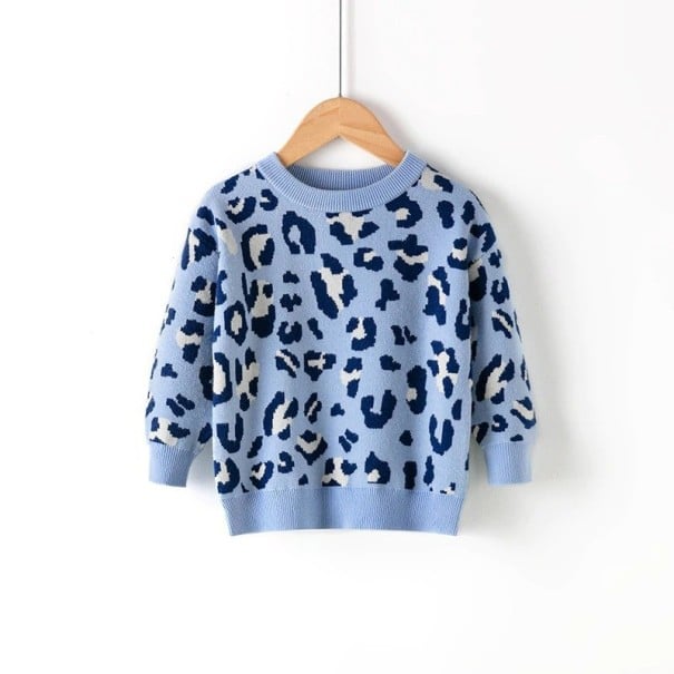 Mädchenpullover L617 hellblau 6