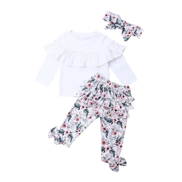 Camiseta y pantalón niña L1472 5