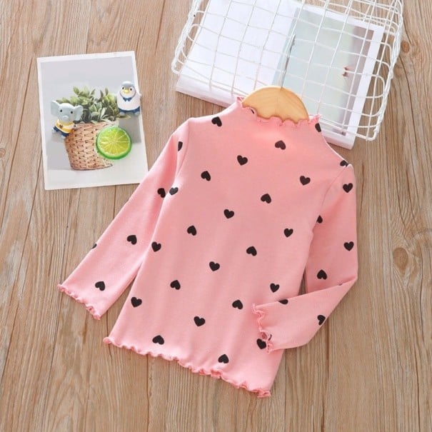 Camiseta de manga larga para niña B1473 rosa 6