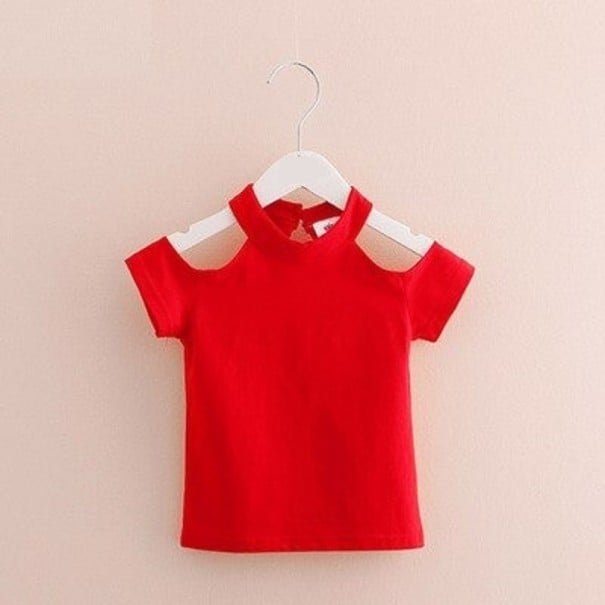 Camiseta niña T2521 rojo 4