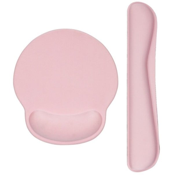 Ergonomická podložka pod myš s podperou zápästia ku klávesnici K2518 ružová 1