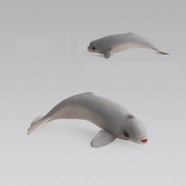 Beluga val statyett 1