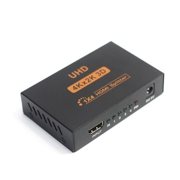 HDMI 1.4-splitter 1-2 poorten / 1-4 poorten zwart 2