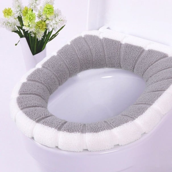 Verwarmde toiletbrilhoes grijs