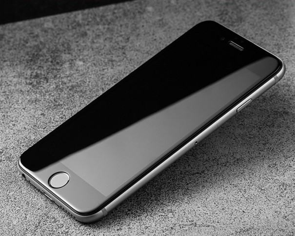 4D tvrzené sklo pro Iphone černá 7