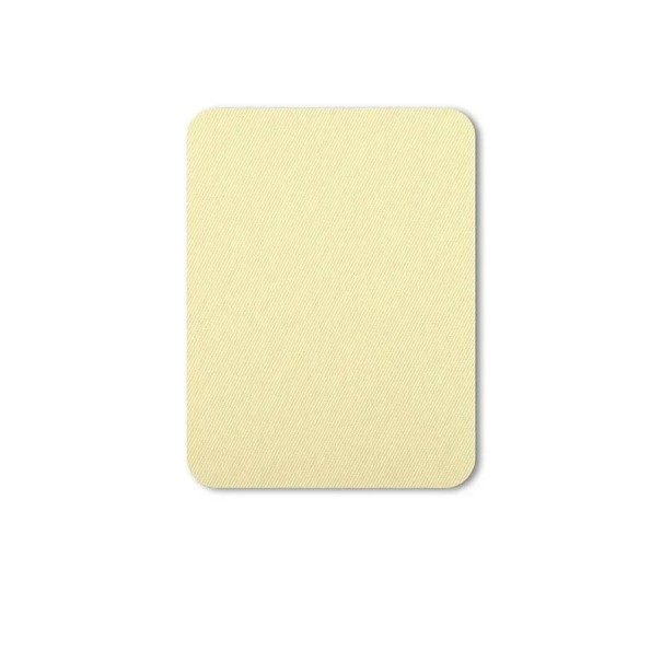 4er Set Bügelflicken 12,5 x 9,5 cm Baumwollflicken mit Kleber Bügelbilder Patches für Jeans Kleidung Reparatur Stoff Dekoration DIY hellgelb