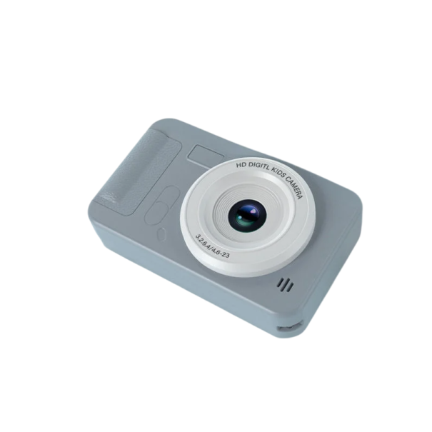 4K 44MP Digitalkamera mit 8-fachem Zoom und Frontkamera USB-C hochauflösende 64GB Karte Kompakte Digitalkamera grau