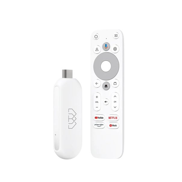 4K Android TV Stick Google TV 12.0 2 GB RAM 32 GB HDMI Dual WiFi 5 GHz Bluetooth 5.0 Sterowanie głosowe Kabel adaptera wtyczki UE 1