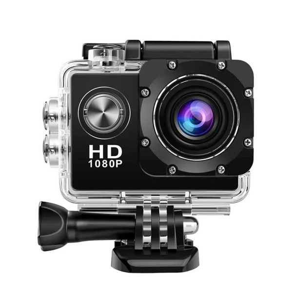 4K Ultra HD Action Camera 3MP 900mAh med vattentätt fodral för utomhus sporthjälm videoinspelning med 2,0" HD-skärm 1