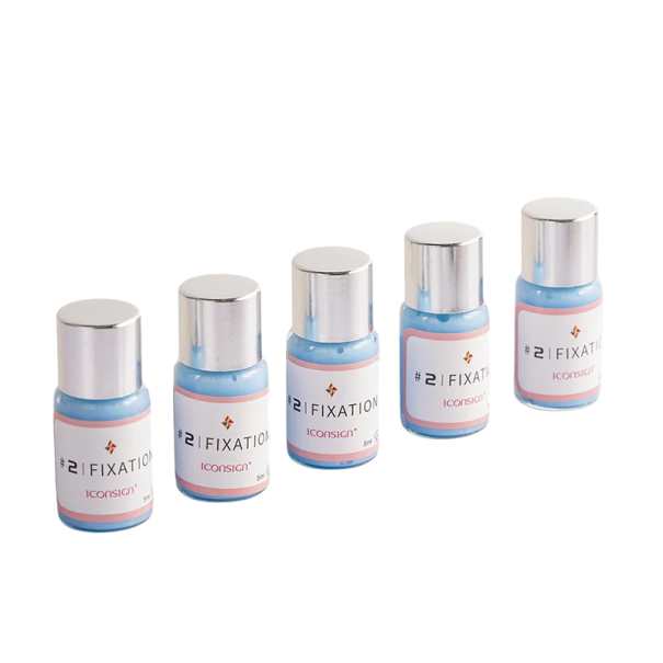 5 × 5 ml Cremă de laminare pentru gene Modră Lash Lift cremă îngrijire de lungă durată 10–12 min fixare profesională și ridicare a genelor 1