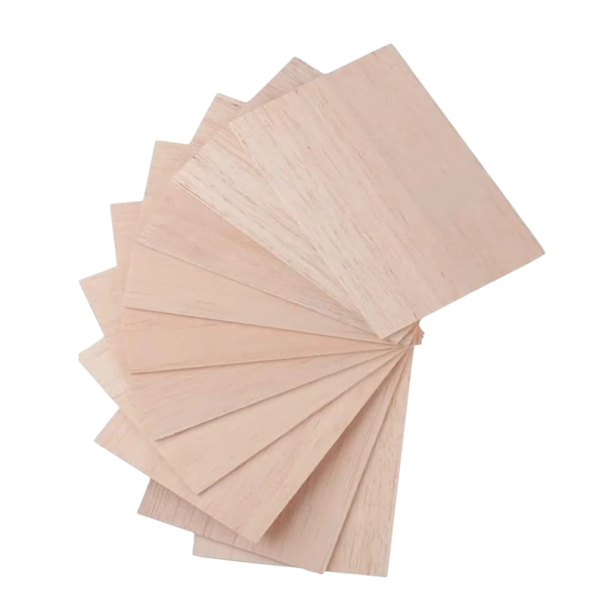 5 Pack Balsa Wood Sheets 300x100x1.5 mm Natural Rectangular Boards Lightweight Material for Modelling DIY Crafts Hobby Projects Decorations 1