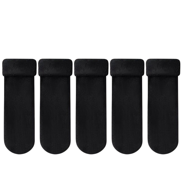 5 paires de chaussettes courtes en polyester et spandex Chaussettes respirantes et flexibles Chaussettes basses confortables pour un usage quotidien 1