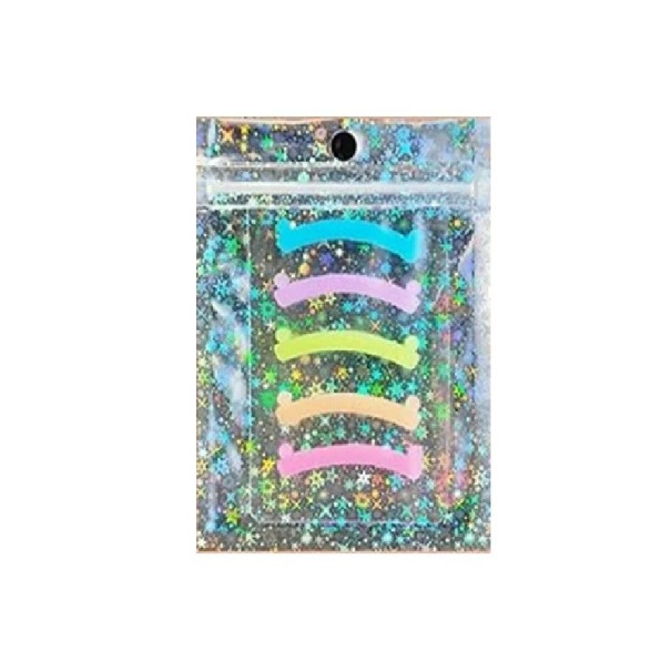 5 pcs Bastão de silicone para lifting de pestanas Acessório macio e flexível para permanente de pestanas Fixação e modelação de pestanas enroladas Bastões coloridos 1