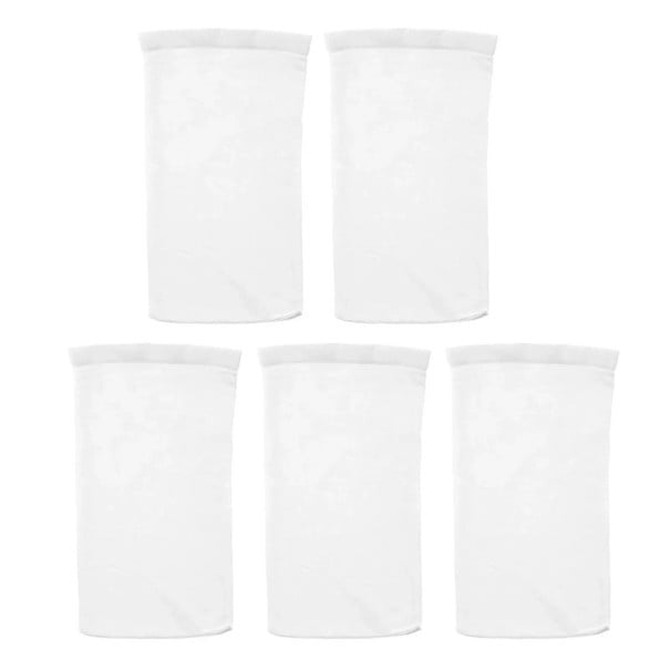 5 pièces de chaussettes en nylon pour skimmer de piscine 22x13 cm Housses filtrantes pour panier de nettoyage de piscine Protection de filtre 1